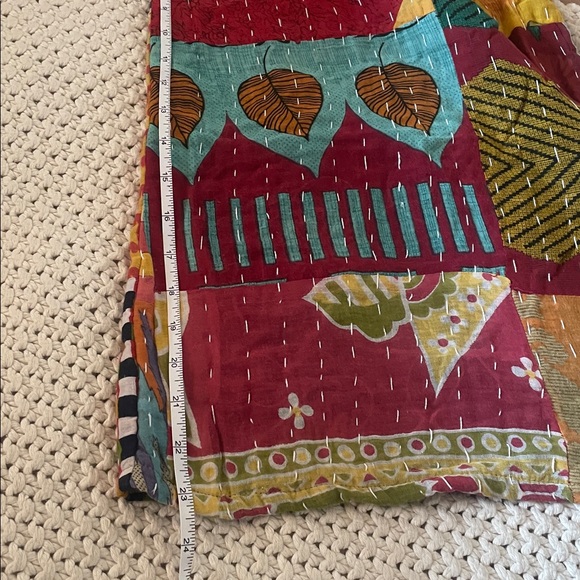 Kantha Quilted Wide Leg Pants - Picture 5 of 9